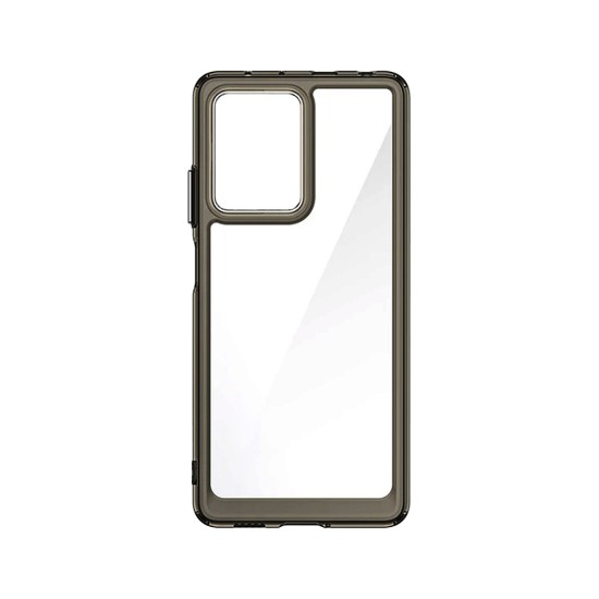 Transparent Silicone Case for Oppo A57 4g/A57 5g Black